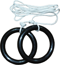 Формула здоровья Кольца гимнастические круглые КГ01А-12 (черный)