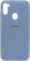 EXPERTS Original Tpu для Samsung Galaxy A11/M11 с LOGO (фиалковый)