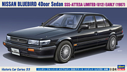 Hasegawa Nissan Bluebird 4Door S. SSS-Attesa L. (U12) Early (1987) 21133