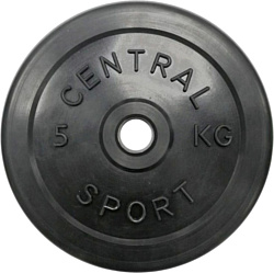 Central Sport Обрезиненный 5 кг 26 мм