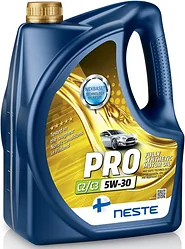 Моторное масло Neste PRO C2/С3 5W-30 4л Моторное масло Neste PRO C2/С3 5W-30 4л