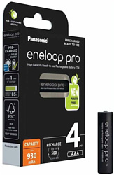 Panasonic Eneloop Pro AAA 930 mAh 4BP (BK-4HCDE/4BE)