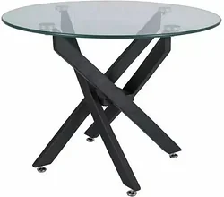 Журнальный столик Signal Agis A (прозрачный/черный) Журнальный столик Signal Agis A (прозрачный/черный)