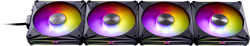 Комплект вентиляторов для корпуса с контроллером ADATA XPG Hurricane MAG 120 ARGB PWM (черный)