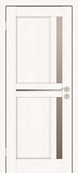 IstokDoors Микс-3 ПО (Бьянко, стекло мателюкс бронза)