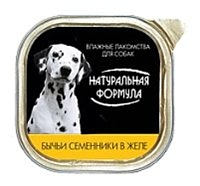 Натуральная Формула Консервы для собак Бычьи семенники в желе (0.3 кг) 14 шт.