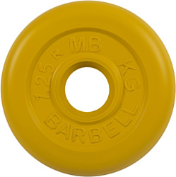 MB Barbell Стандарт 26 мм (1x1.25 кг, желтый)