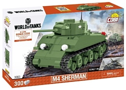 Cobi World of Tanks 3063 Американский средний танк Sherman M4
