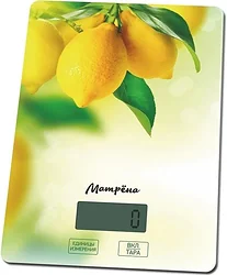 Кухонные весы Матрена MA-037 (лимон)