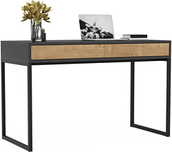 Стол для работы Crafto Лорди Лофт 02 120x60x80 (графит/золотистый дуб)