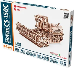 Сборная модель Eco-Wood-Art Косилка самоходная CS-150C