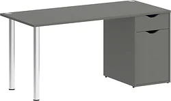Стол для работы Riva Home Office VR.SP-3-158.1 Silver (металлик) Стол для работы Riva Home Office VR.SP-3-158.1 Silver (металлик)