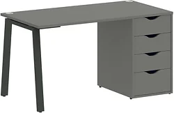Стол для работы Riva Home Office VR.SP-3-138.4.A Anthracite (металлик)