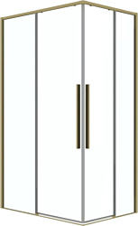 Душевой уголок Grossman Galaxy 110x90x195 300.K33.01.1190.32.00 (золото сатин/прозрачное стекло)