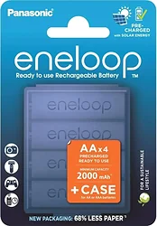 Panasonic Eneloop AA BK-3MCDE/4CP+case (4 шт)