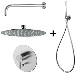 Душевая система Vema Tiber Steel (TIBZES25)