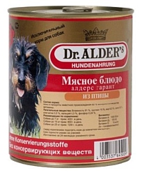 Dr. Alder АЛДЕРС ГАРАНТ птица рубленое мясо Для взрослых собак (0.8 кг) 1 шт.