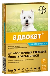Адвокат (Bayer) Адвокат для собак 4–10кг (1 пипетка)