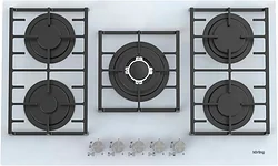 Газовая варочная панель Korting HGG 9835 CTW Газовая варочная панель Korting HGG 9835 CTW