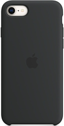 Apple Silicone Case для iPhone SE (темная ночь)