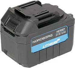 Аккумулятор Nordberg NE9007 (21В/6 Ah) Аккумулятор Nordberg NE9007 (21В/6 Ah)