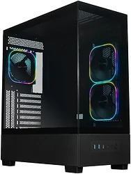 Корпус для компьютера XASTRA Q500 3ARGB-FG-C10-UC (черный) Корпус для компьютера XASTRA Q500 3ARGB-FG-C10-UC (черный)