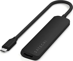Док-станция Satechi 7-in-1 USB-C Slim Multiport Adapter with Ethernet ST-P7SK (черный) Док-станция Satechi 7-in-1 USB-C Slim Multiport Adapter with Ethernet ST-P7SK (черный)