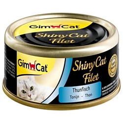 GimCat (0.07 кг) 24 шт. ShinyCat Filet тунец консервы