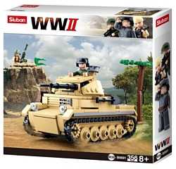 SLUBAN WW2 M38-B0691 Немецкий танк Panzer