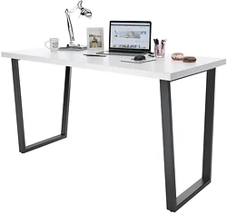 Стол для работы Домус СП013B-8685 12.013.401.02 (черный/белый)