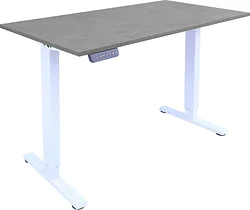 Стол для работы ErgoSmart Electric Desk Light 1380х800х18 мм (бетон Чикаго/белый)