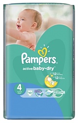 Pampers Active Baby-Dry 4 Maxi (10 шт.)