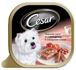 Cesar Нежное патэ из говядины в овощном соусе (0.1 кг) 24 шт.