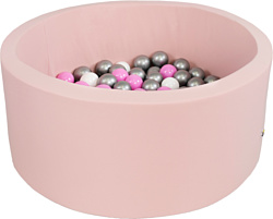 Misioo 90x30 200 шаров (светло-розовый)