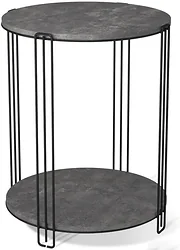 Журнальный столик Sheffilton SHT-CT33 (черный муар/мокрый асфальт)