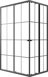 Душевой уголок Niagara Eco NG-1018-14QKL 100x80x190 (черный/стекло клетка) Душевой уголок Niagara Eco NG-1018-14QKL 100x80x190 (черный/стекло клетка)