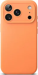 Чехол для телефона Ringke Silicone Magnetic для iPhone 17 Pro (Tangerine) Чехол для телефона Ringke Silicone Magnetic для iPhone 17 Pro (Tangerine)