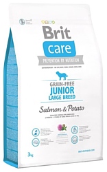 Brit Care Junior Large Breed Salmon & Potato (3.0 кг)
