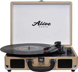 Проигрыватель виниловых дисков Alive Audio Glam Latte GLM-01-LA