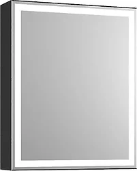 Шкаф-зеркало Lauter  Emma (с подсветкой, черный мат)