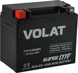 Аккумулятор для мотоцикла VOLAT YTX12-BS(MF) L+ (12Ah)