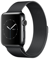 Apple Watch Series 2 42mm Space Black with Milanese Loop (MNQ12)