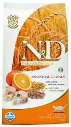 Корм для кошек Farmina (5 кг) N&D Low-Grain Feline Codfish & Orange Adult