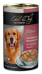 Edel Dog 3 вида мяса (1.2 кг) 1 шт.