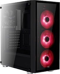 AeroCool Quartz Black/red