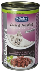Dr. Clauder's Premium Cat Food консервы с лососем и тунцом (0.415 кг) 1 шт.