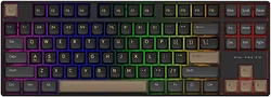 Клавиатура Ajazz AK870 MC gray/black/yellow, Ajazz Daydream