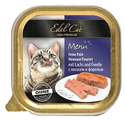 Edel Cat Паштет с Лососем и Форелью (0.1 кг) 32 шт.
