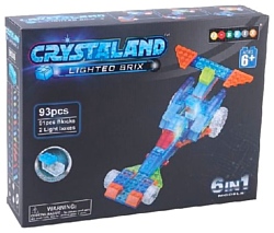 Crystaland Lighted Brix 99006 Гоночный болид 6 в 1