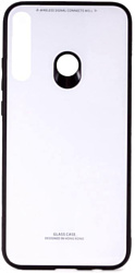 Case Glassy для Huawei P40 lite E/Y7P/Honor 9C (белый)
